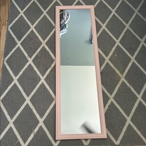 Pink Framed Wall Mirror
